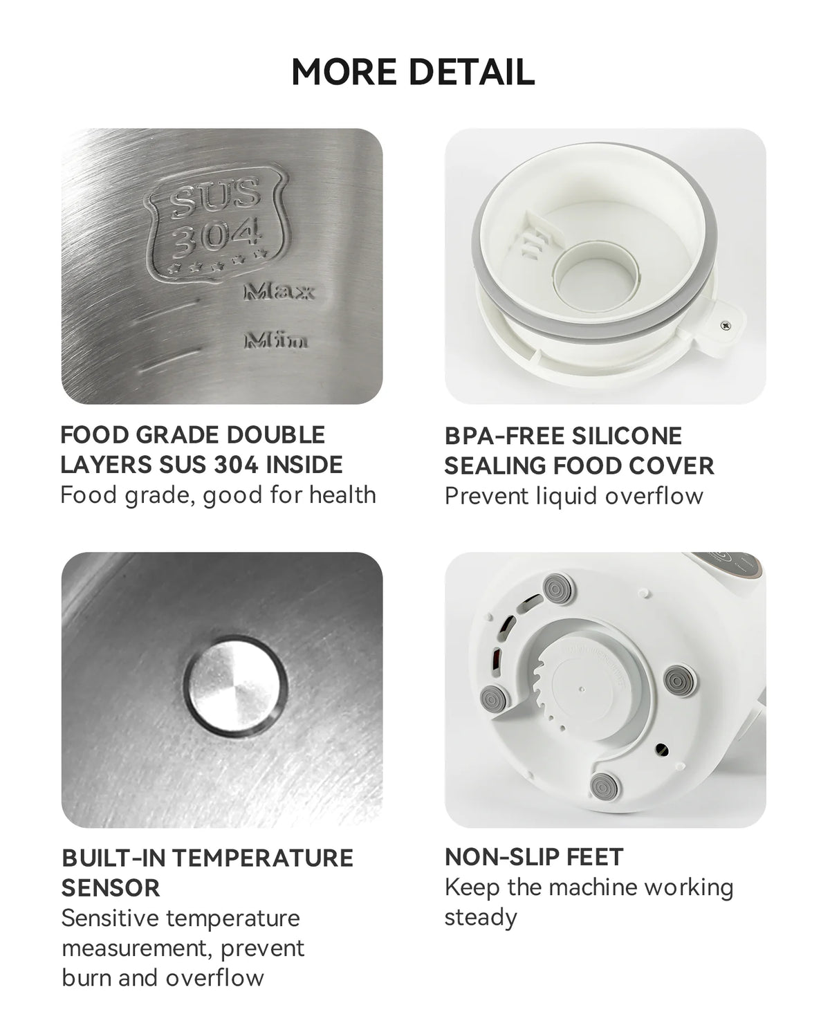 Soymilk Maker 1.0L 8 functions J7071