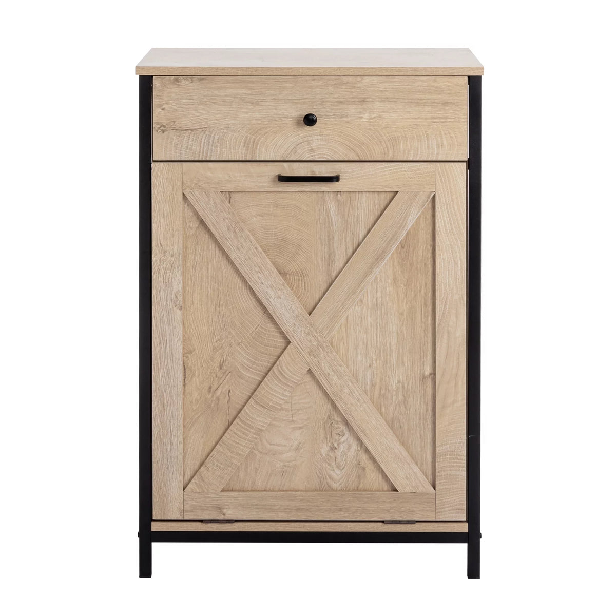 10 Gallon Tilt Out Trash Cabinet Wood Kitchen Island Storage C6543