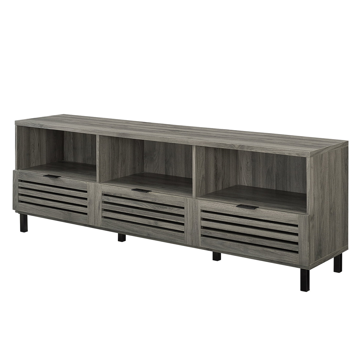 Slate Grey 3-Drawer TV Stand O592380