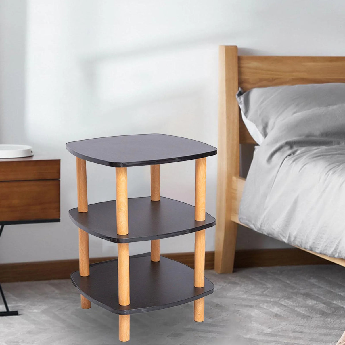 Black 3 Tier Side Table Q952019