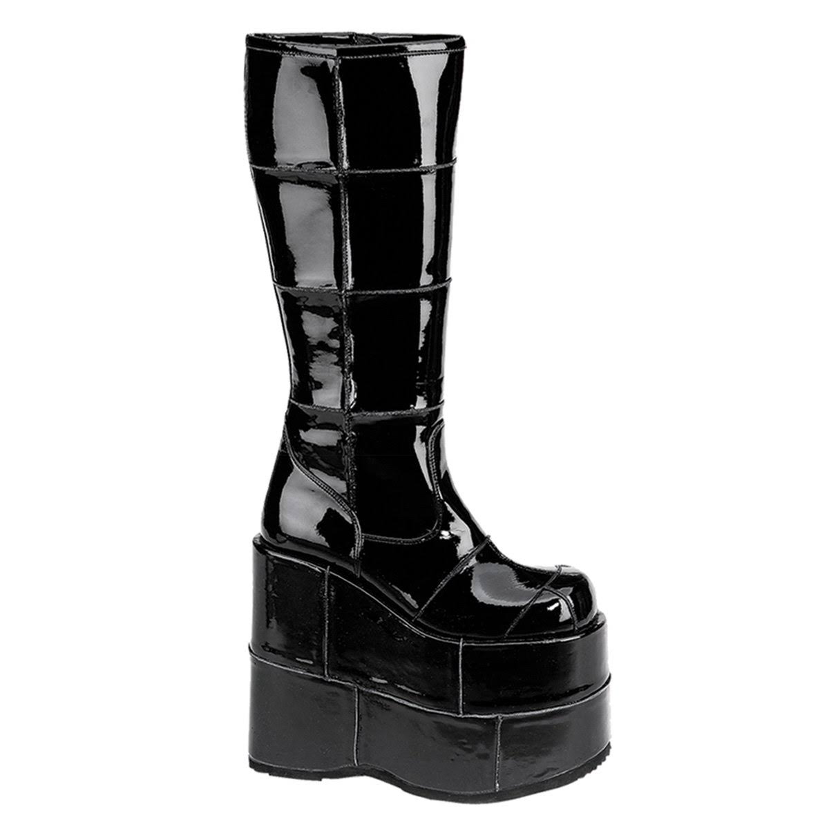 Black Patent Boots Y92918