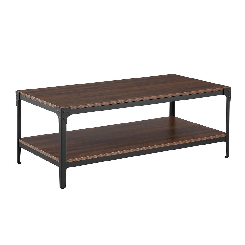 Rustic Dark Walnut Coffee Table J529970