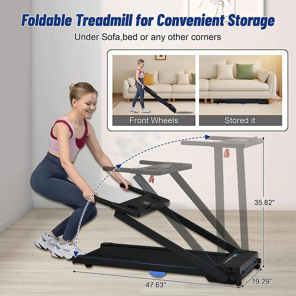 2 HP Folding Incline Exercise Treadmill Q3929