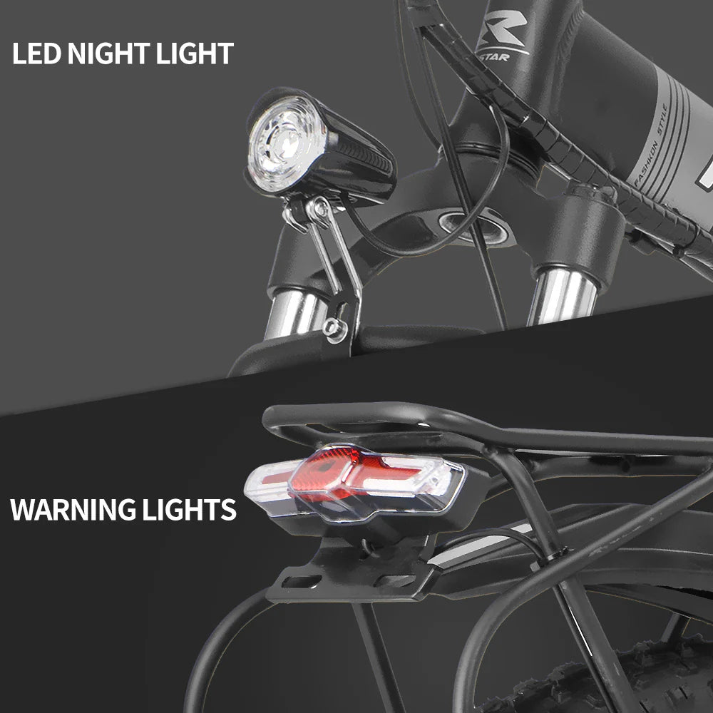20 Fat Tire 750W 48V 14AH Foldable Electric Bike V12184