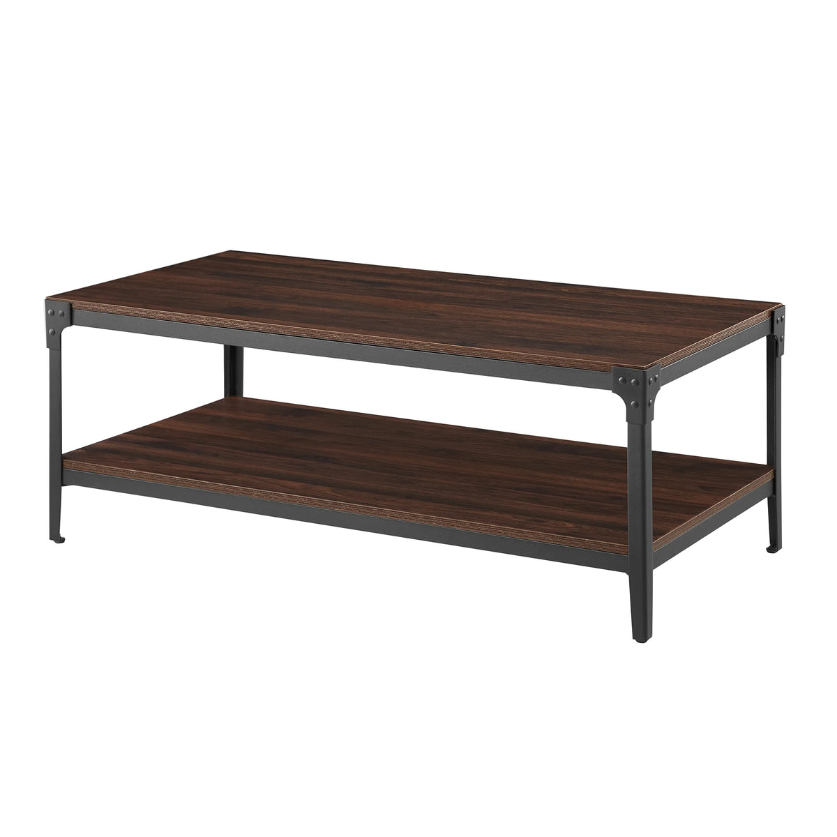 Rustic Dark Walnut Coffee Table J529970