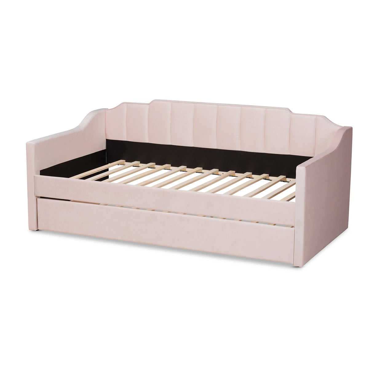 Pink Twin Daybed with Trundle W44219