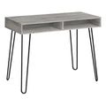 Grey Laminate Computer Desk with Storage Drawers G174945