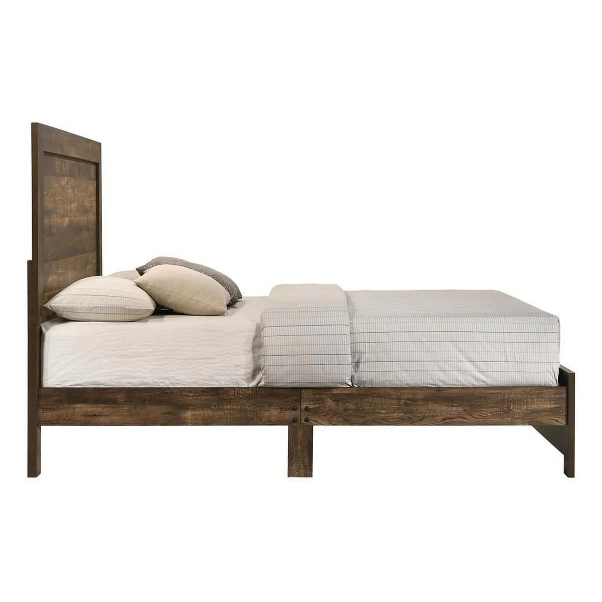 Queen Panel Bed in Walnut X7198
