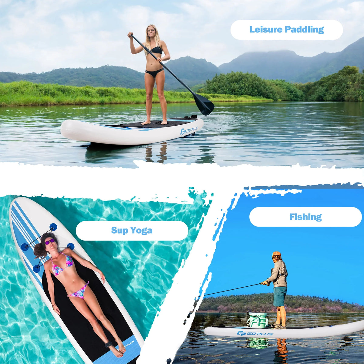 10' Inflatable Stand Up Paddle Board T11224