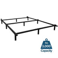 King 9-Leg Metal Bed Frame with Headboard Brackets X766618