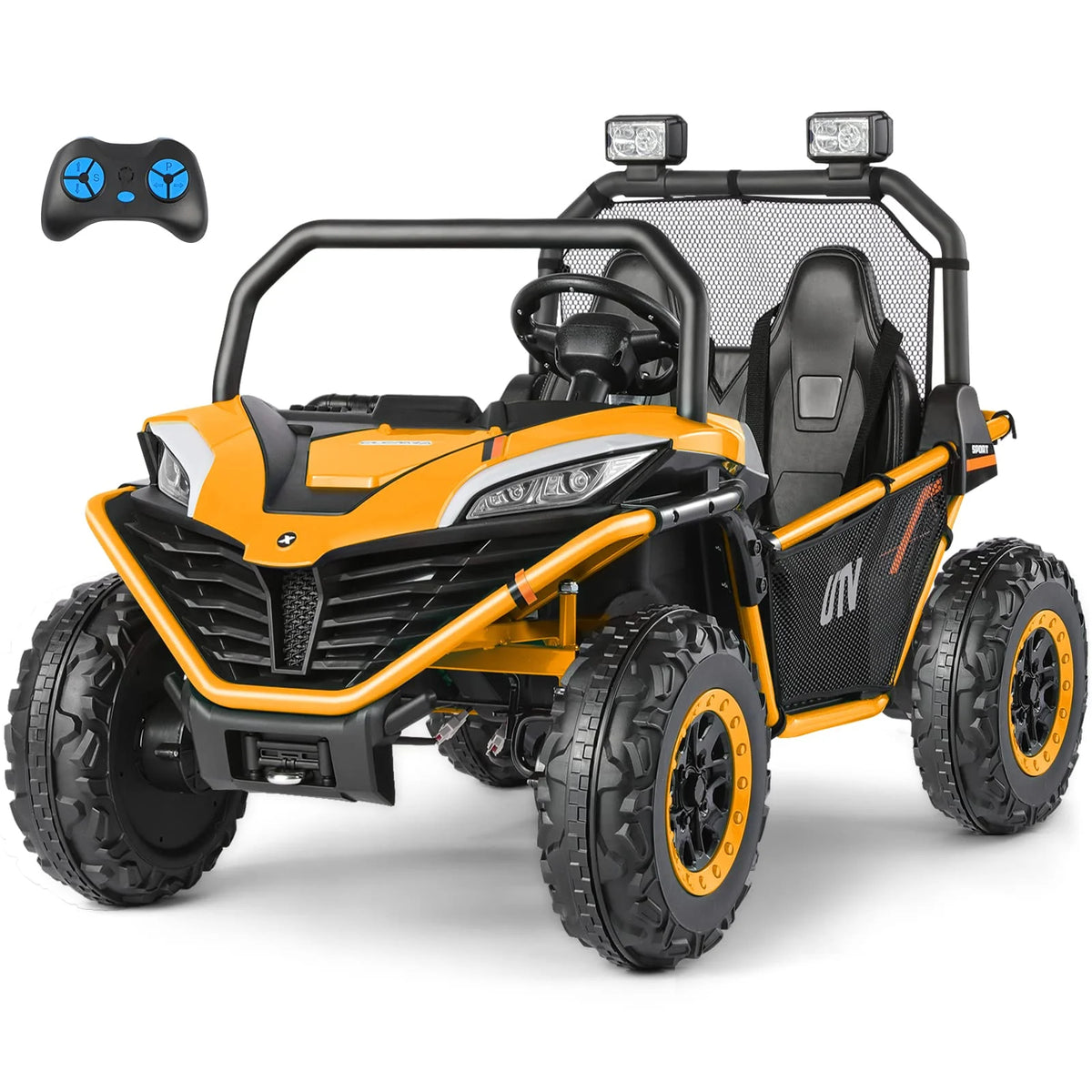 Blue 2 Seater 4WD Ride on Truck A629