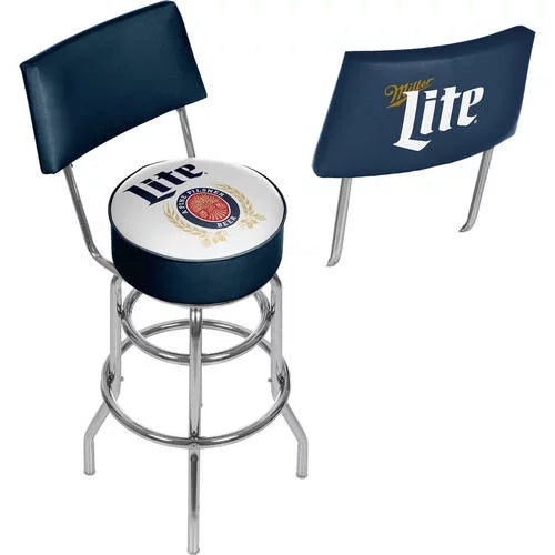 Swivel Bar Stool with Back B1156