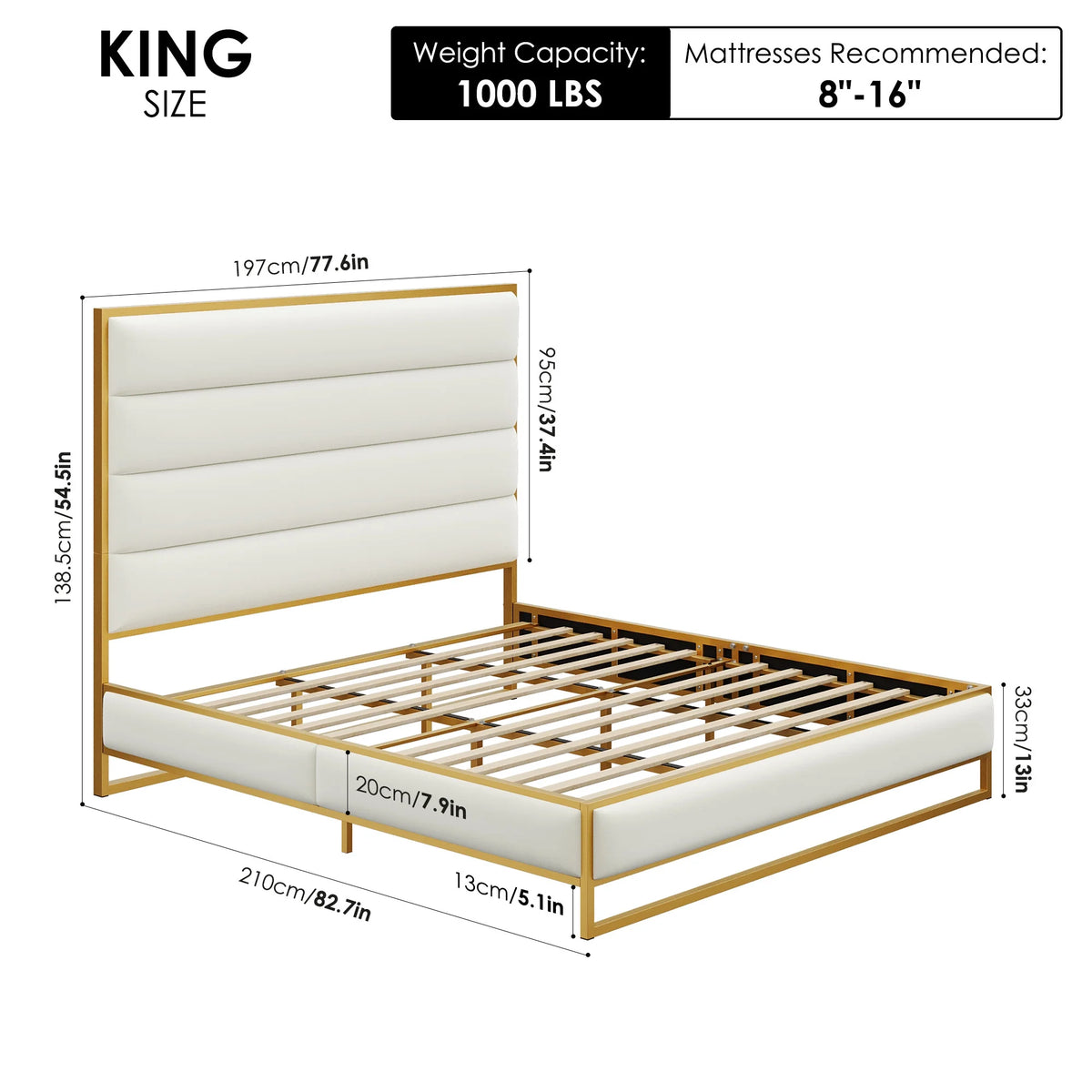 Queen Size Black Velvet Upholstered Platform Bed S64284