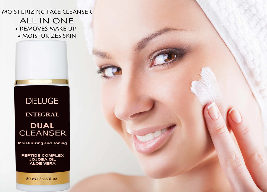Cream Cleanser with Peptides Amino Acids Shea Butter Jojoba Oil V393