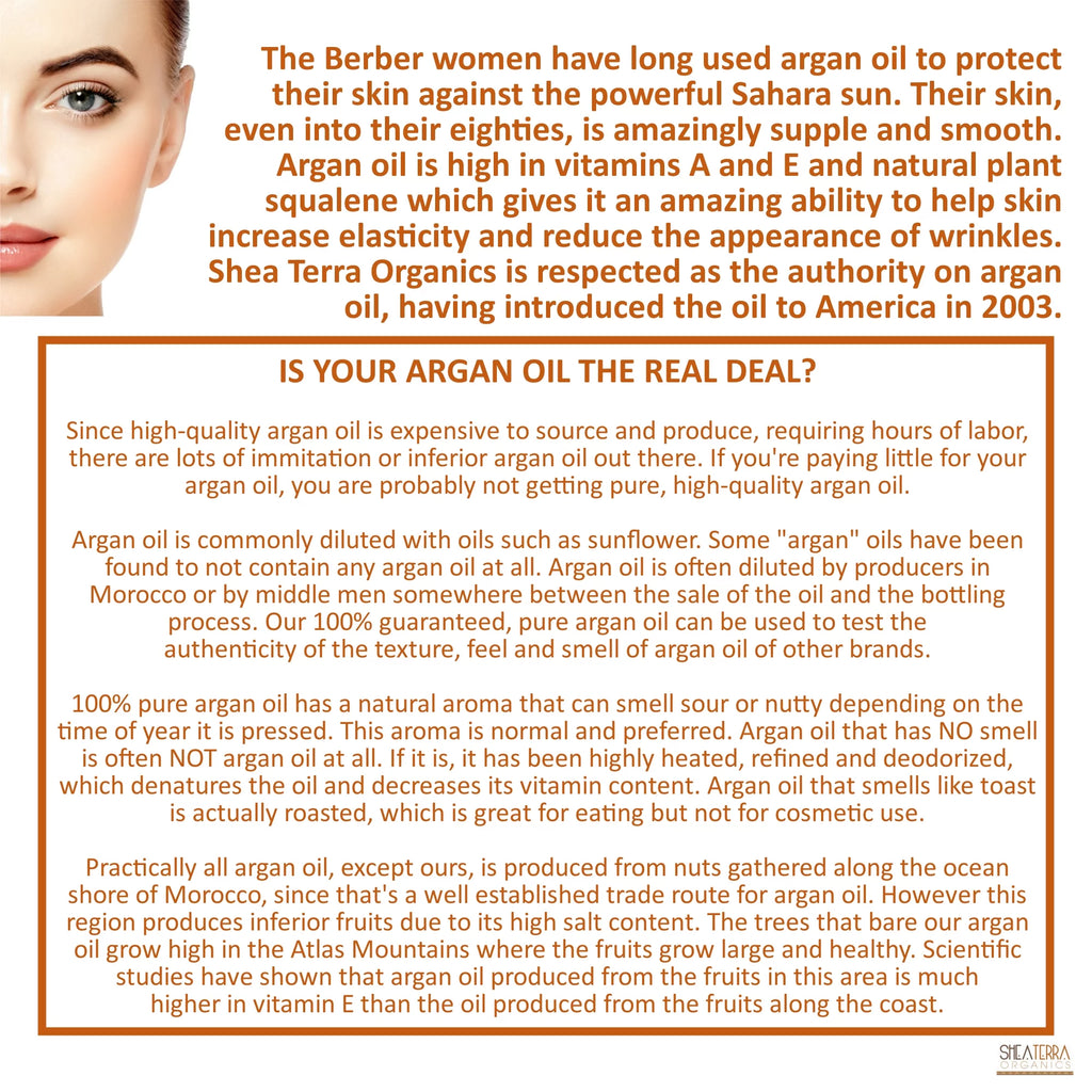 Moroccan Argan Cold-Pressed Extra Virgin Oil 4 oz B230355