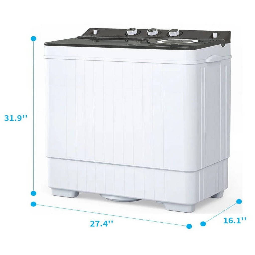 Portable 26lbs Washing Machine with Drain Pump D204208