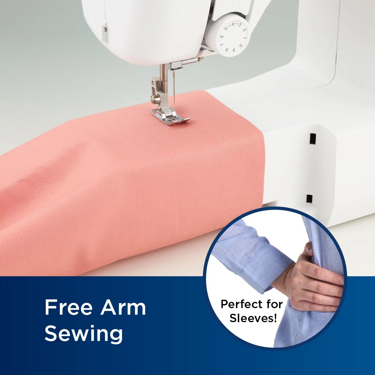 Portable Full-Size 17-Stitch Sewing Machine F543
