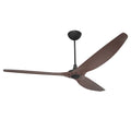 84 Ceiling Fan with Cocoa Bamboo Blades and Black Finish Y83372