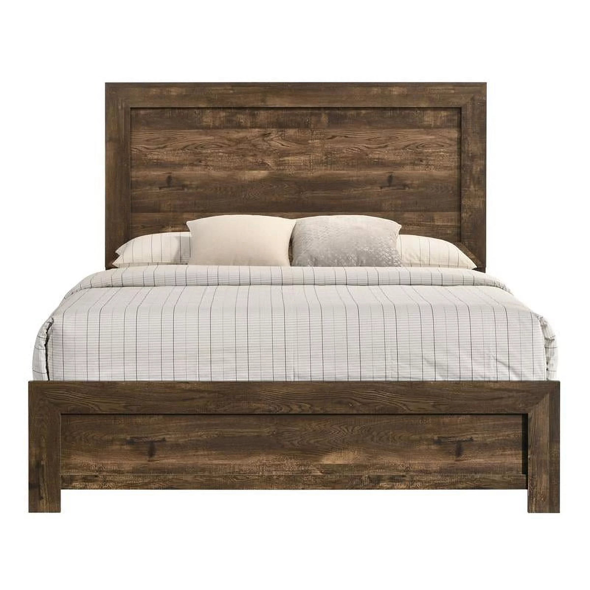 Queen Panel Bed in Walnut X7198
