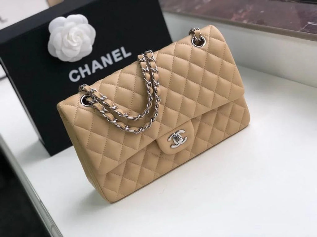 Beige Shoulder and Crossbody Handbag N932