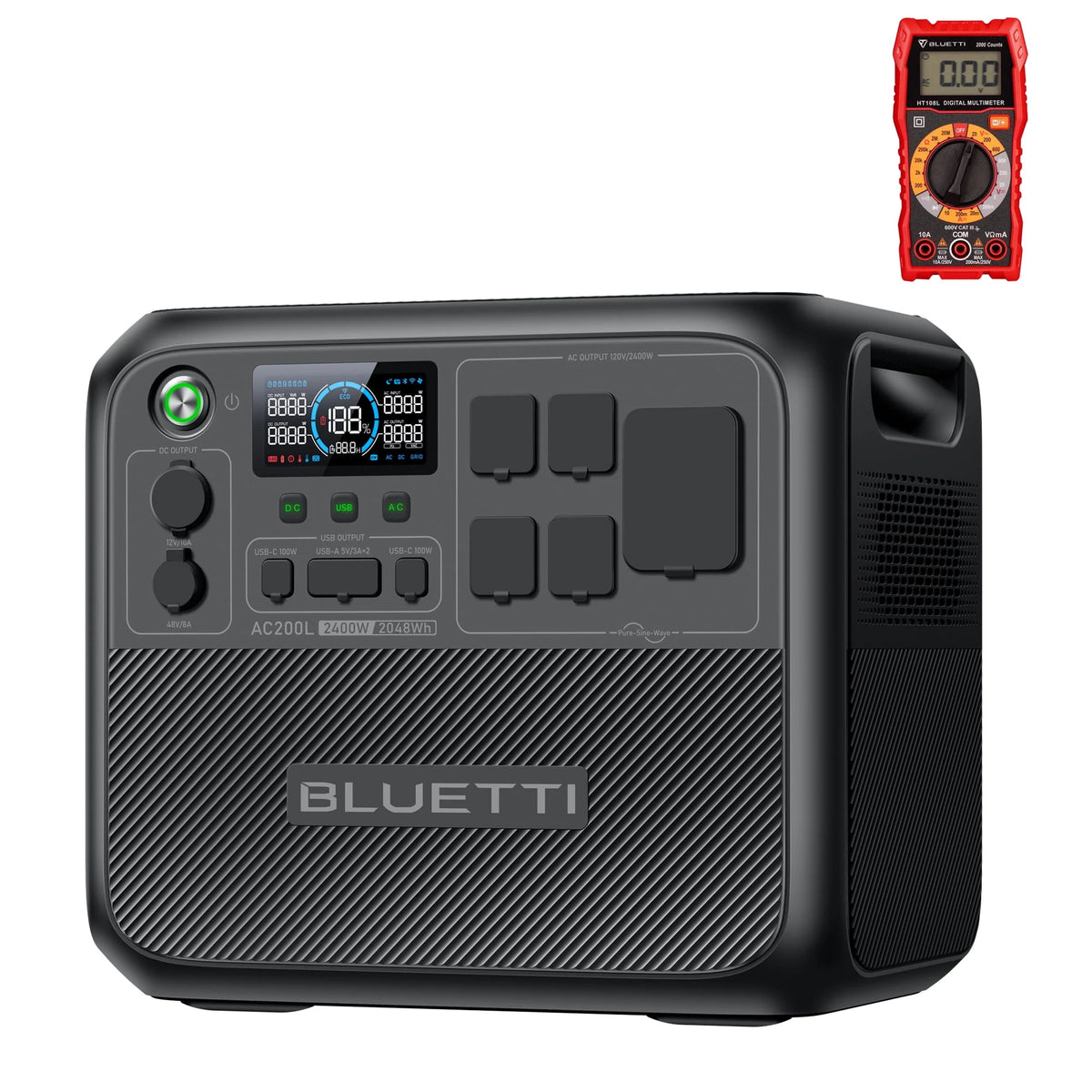 2048Wh 2400W Portable Generator C963