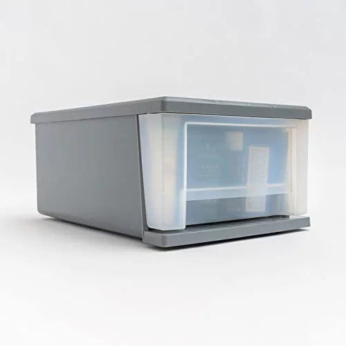 6.5 Quart Gray Stackable Drawer 5 Pack S2441