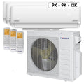 30,000 BTU 3 Zone Ductless Air Conditioner and Heat Pump B17767