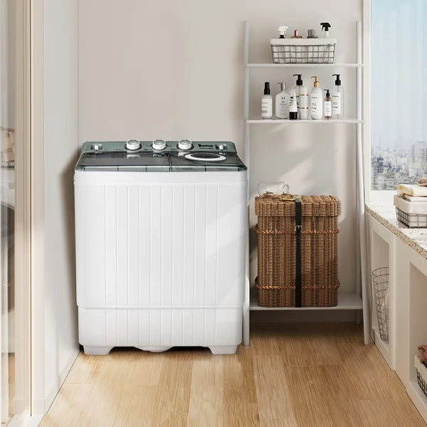 Portable 26lbs Washing Machine with Drain Pump D204208