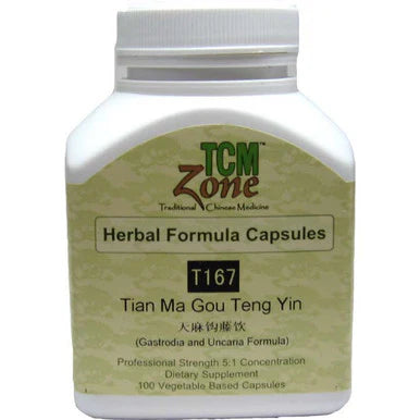 Gastrodia and Uncaria Formula 100 Capsules O99950