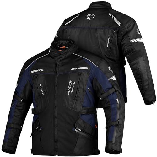 Water Resistant Motorcycle Jacket with Cordura Fabric & CE Armor U956