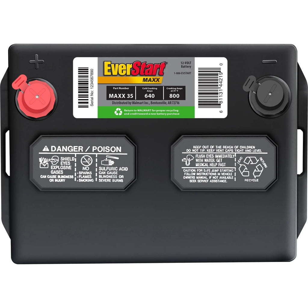 Lead Acid Automotive Battery Group Size 35 12 Volt 640 CCA C5170