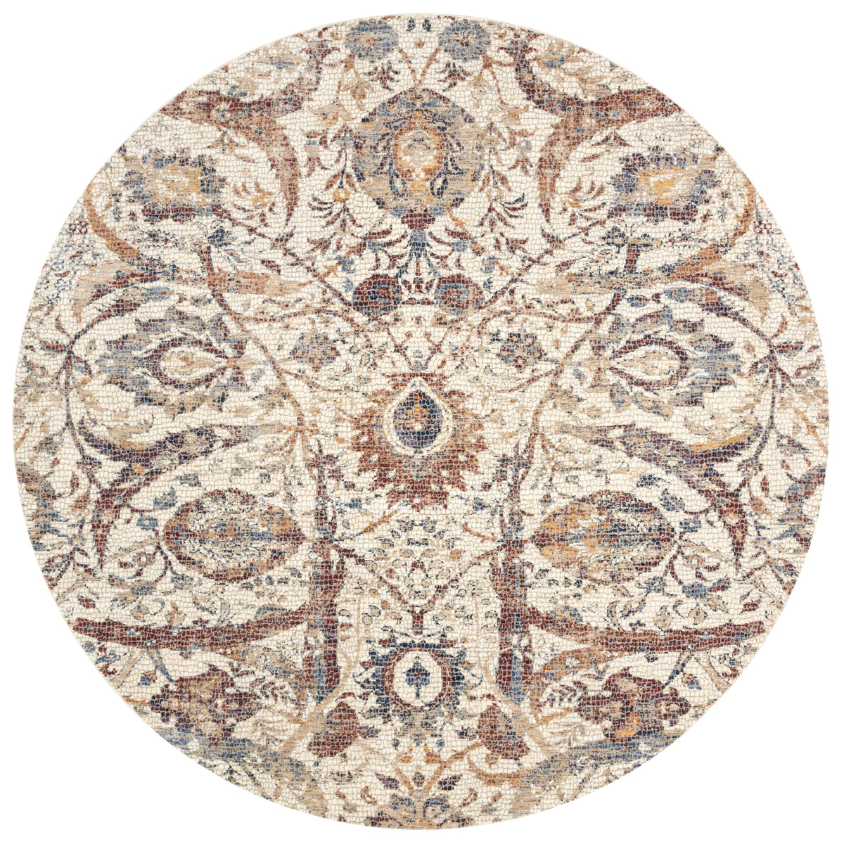Ivory Multi Rug D3297