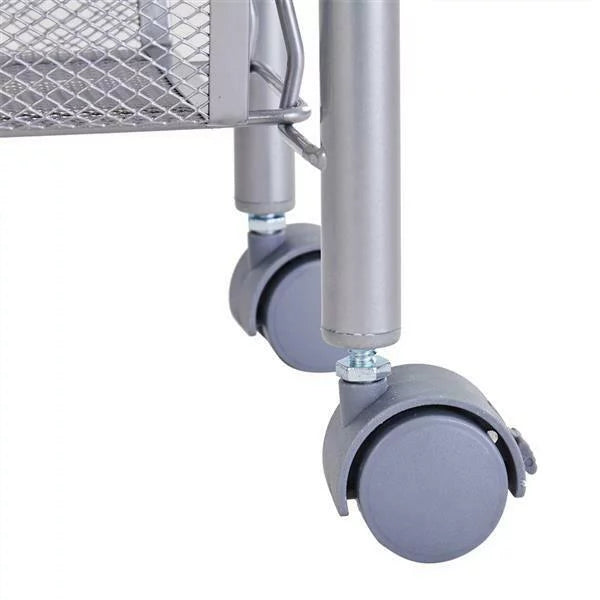 4 Tier Slim Rolling Storage Cart L658345