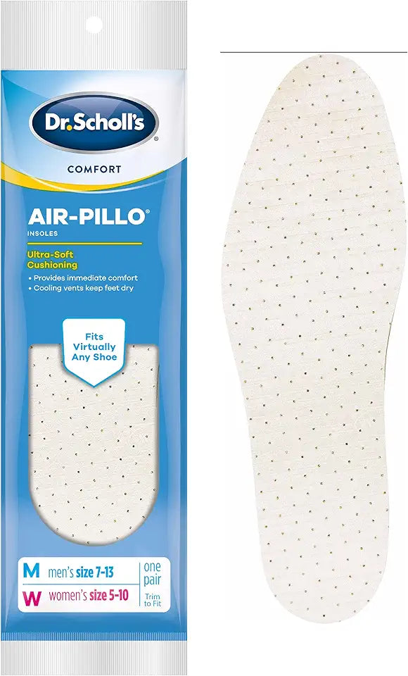 Ultra-Soft Cushioning Insoles with Two Layers of Foam, One Pair P54140