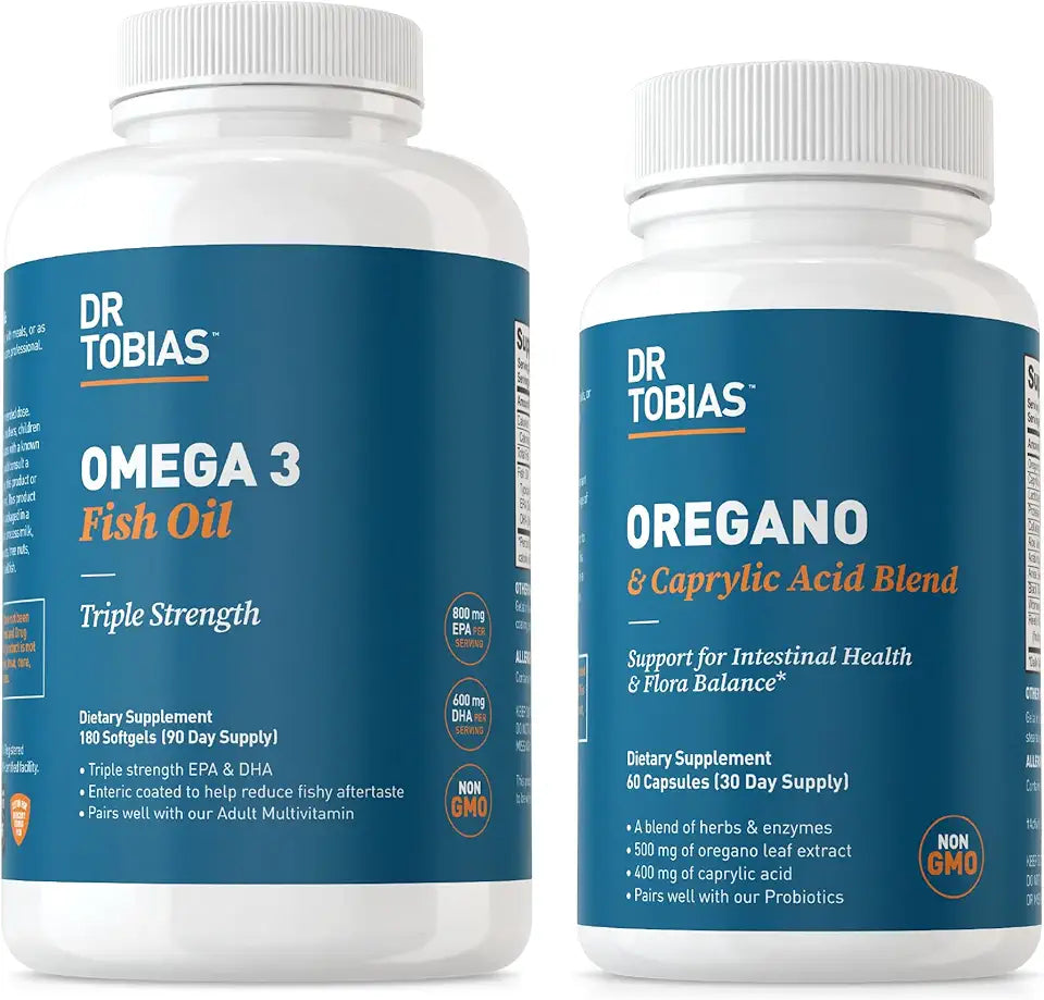 Omega 3 Fish Oil and Oregano and Caprylic Acid Blend I62531