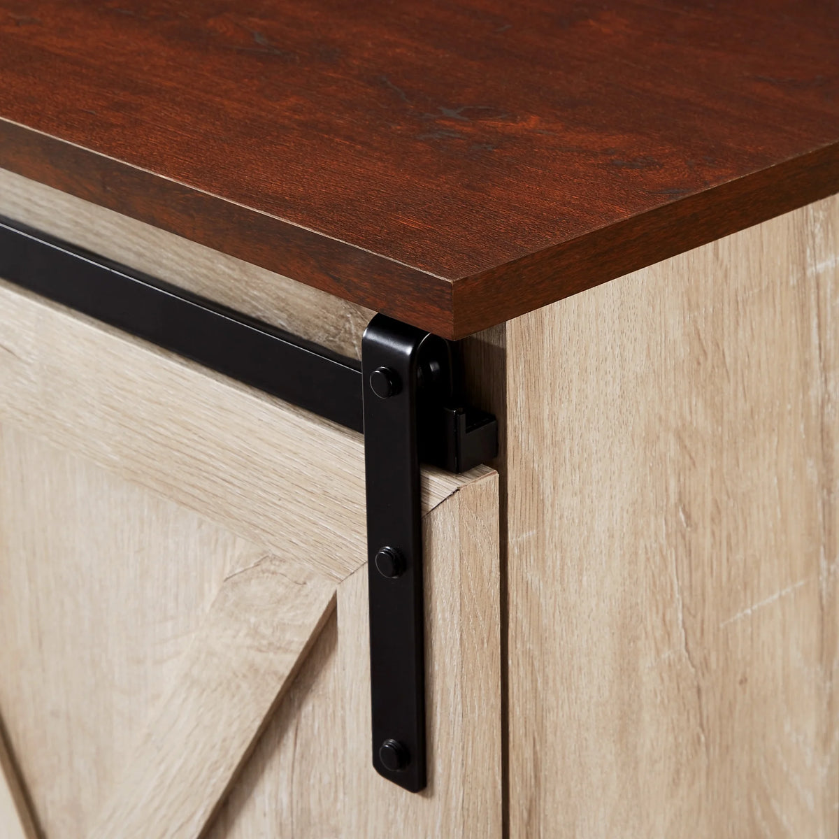 White Oak Corner TV Stand P497140