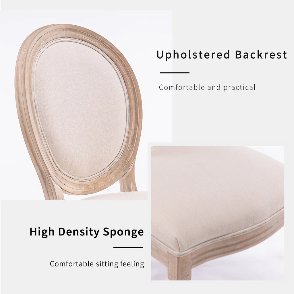 Dining Chairs Set of 2 Solid Wood Frame G3803