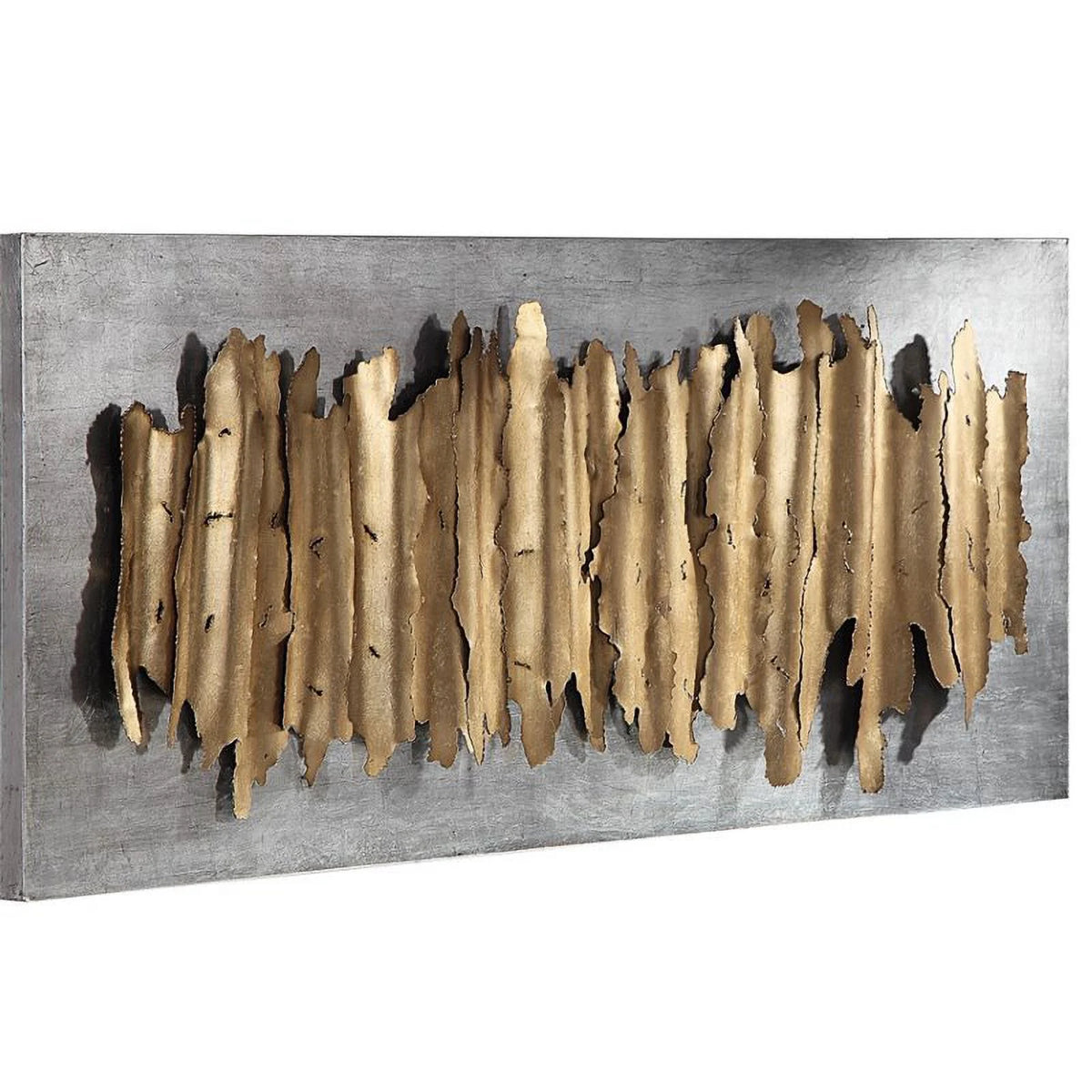 Metal Wall Decor in Antique Gold I95521