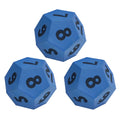 12-Sided Foam Die, 3 Pieces L3110
