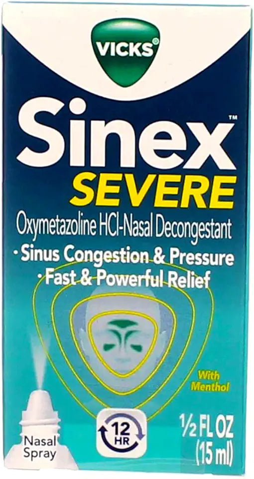 Menthol Nasal Spray 0.50 oz Pack of 4 Y6020