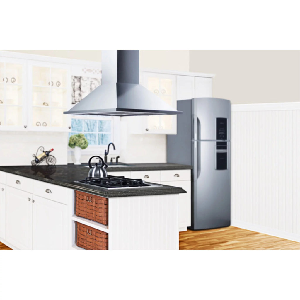 36" Wide Stainless Steel Island Range Hood D644888