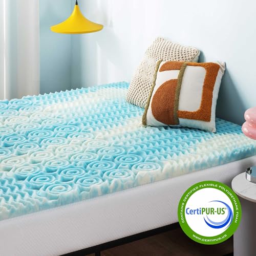 2 Inch Gel Memory Foam Mattress Topper, Full R68661