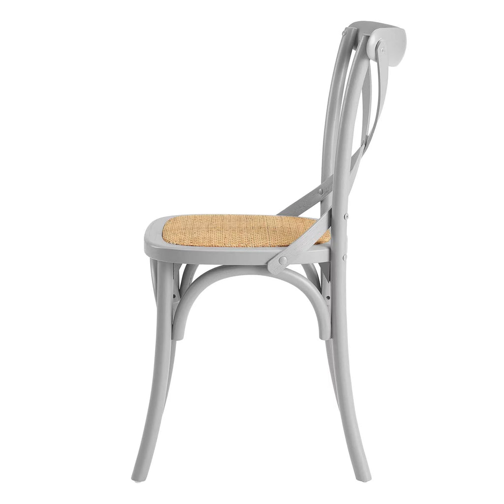 Light Grey Wood Dining Chair V58564