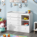 White 5 Drawer Baby Changing Table Dresser O65583