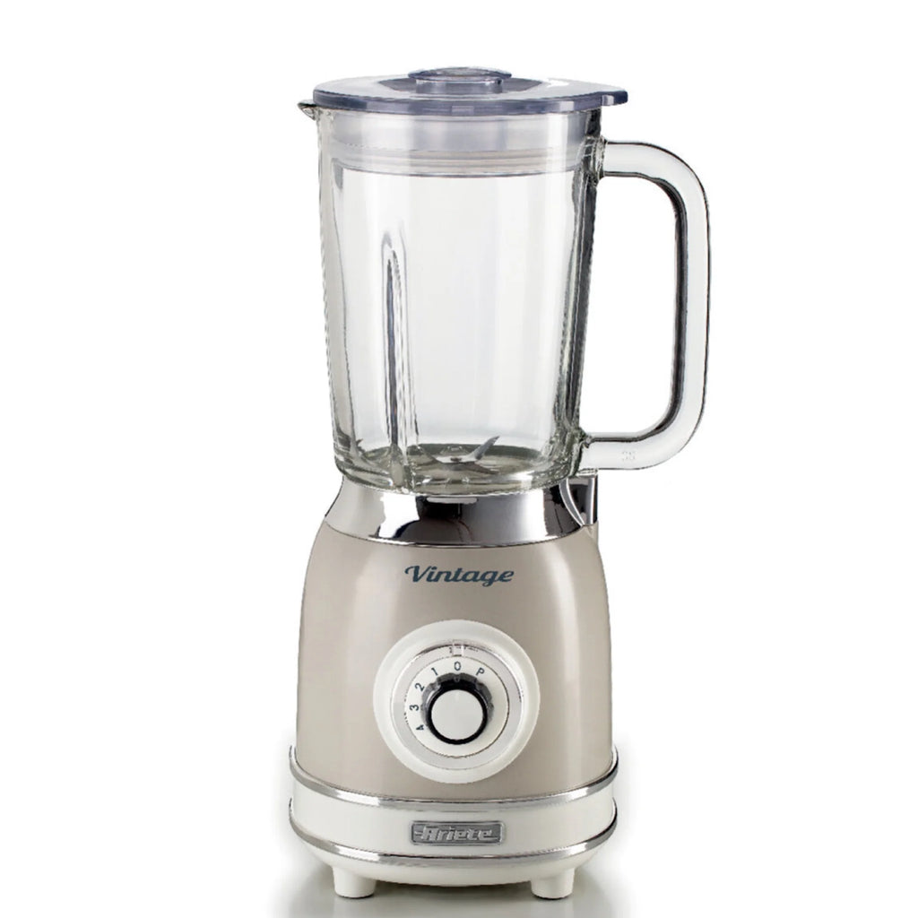 Vintage Blender With Glass Cup Beige 1000W U638866