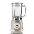 Vintage Blender With Glass Cup Beige 1000W U638866