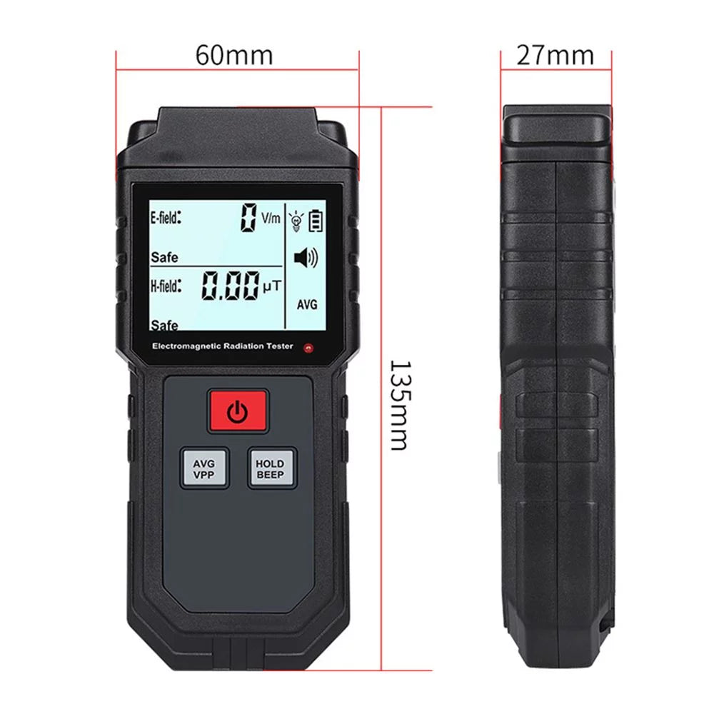 High Precision EMF Meter Electromagnetic Radiation Tester Digital Display S9967