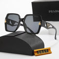 Polarized Triangular Hollow Temple Sunglasses S7387