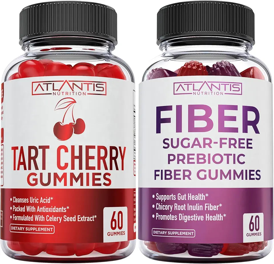 Tart Cherry Sugar Free Prebiotic Fiber Gummies 120 Gummies T843153