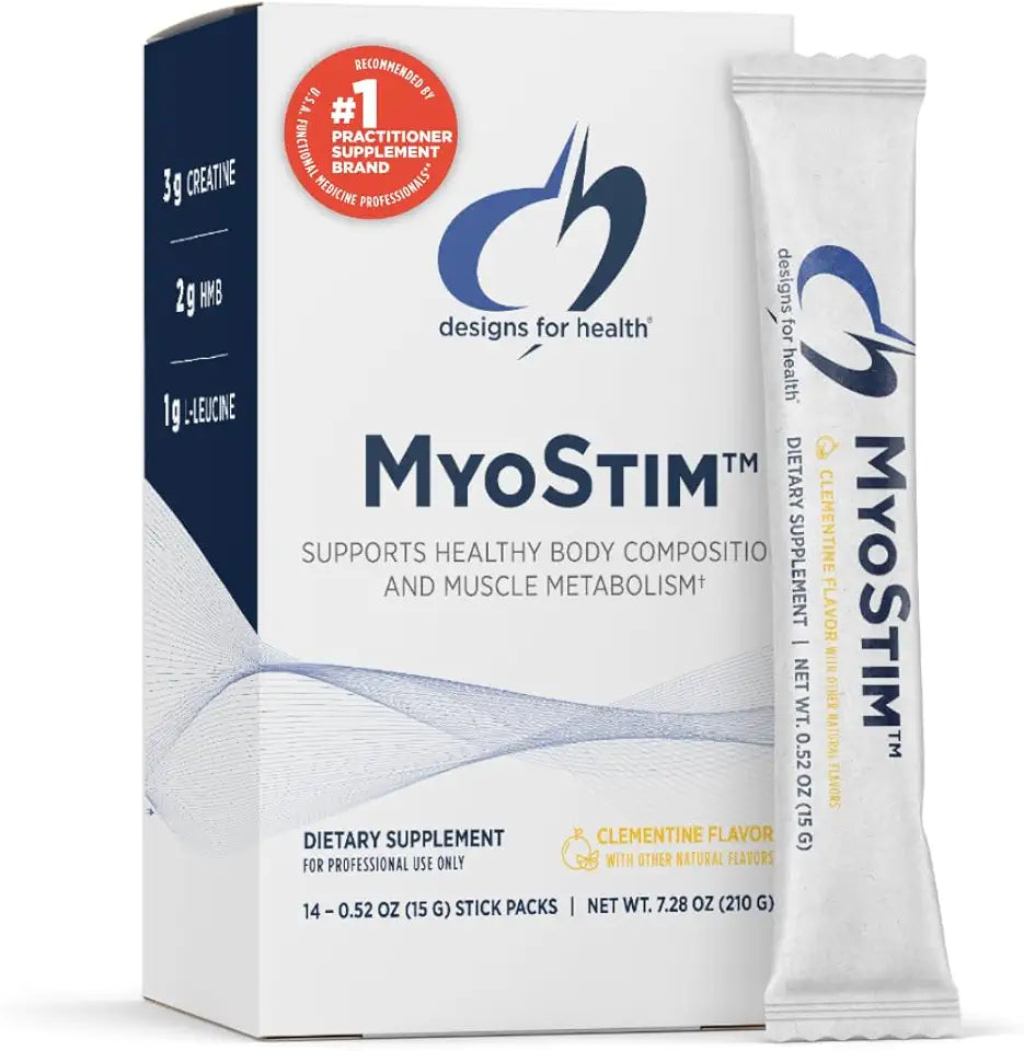 HMB Collagen Peptides Powder with L-Leucine Creatine Drink 14 Stick Packs C944